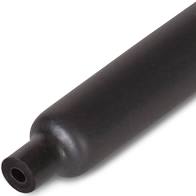 Термоусадка КВТ TTK(3:1)-75/20 черная, клеевая (начальный ⌀75мм, после усадки ⌀20мм) картинка 